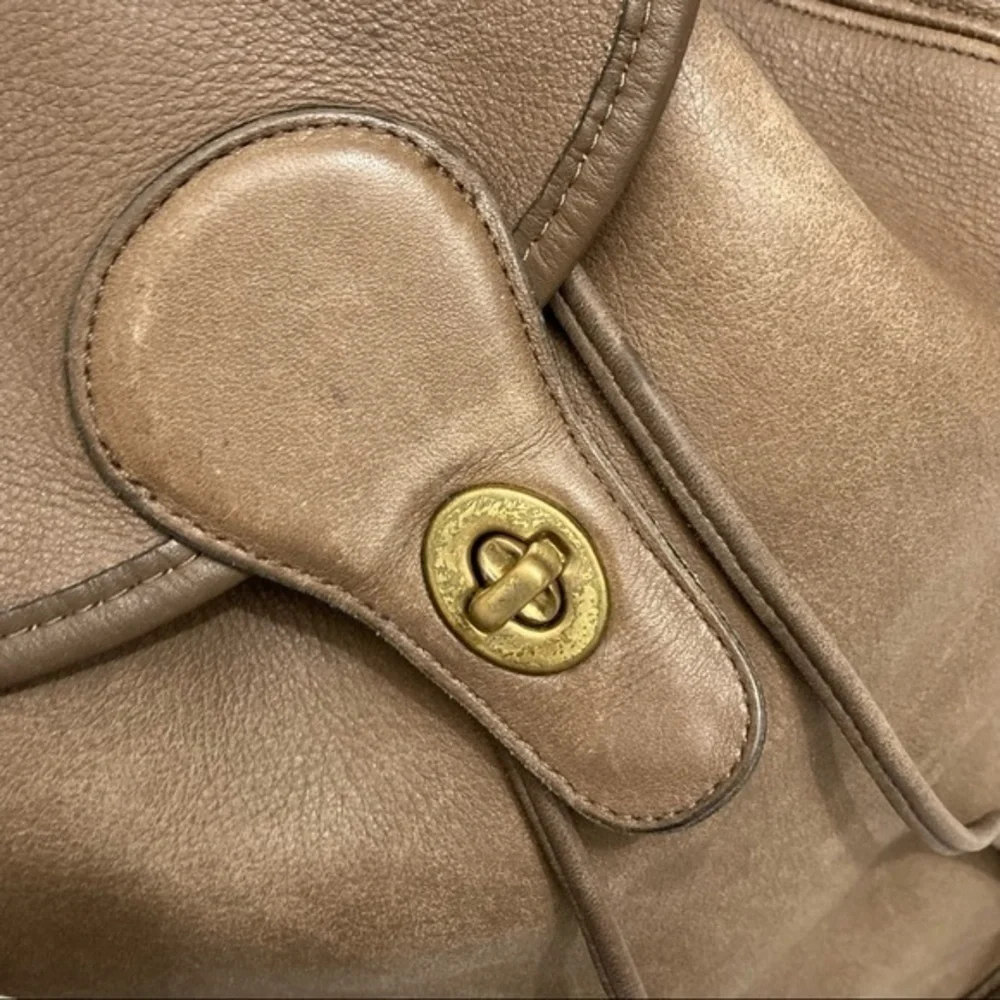 Coach RARE unisex classic backpack 9943 in brown leather (mocha?) 1995 - Picture 16 of 16